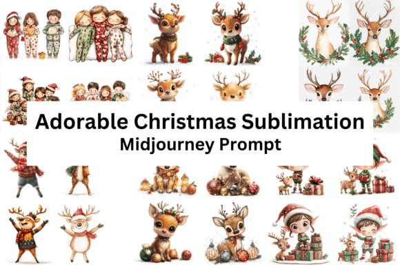 Adorable Christmas Sublimation: Festive Illustrations for Local Brands