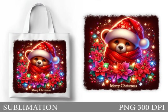 Christmas Bear Tote Bag Sublimation Review