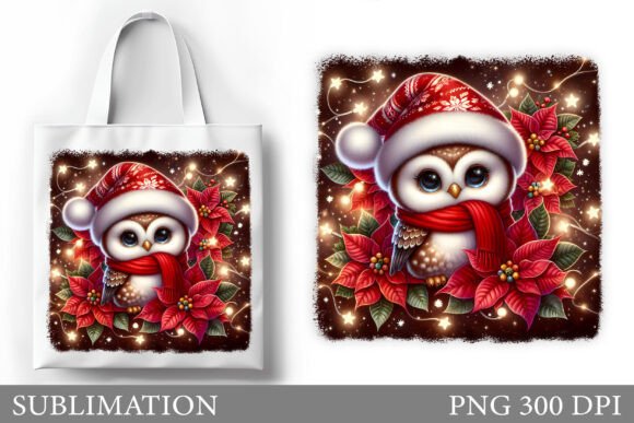Christmas Owl Tote Bag Design: A Designer’s Review of Festive Illustrations