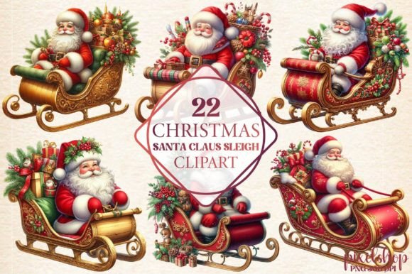 Christmas Santa Claus Sleigh Clipart: A Practical Review for Digital Sellers