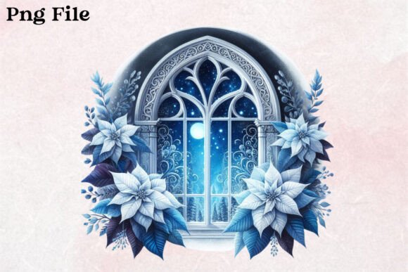 Christmas Window Clipart PNG: A Review for Digital Illustrations