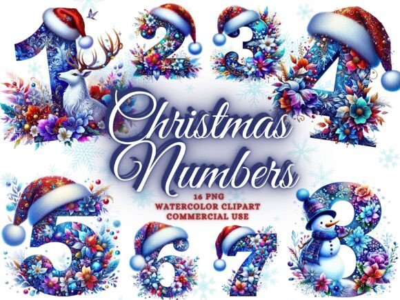 Festive Christmas Numbers Christmas Png: A Seller's Review
